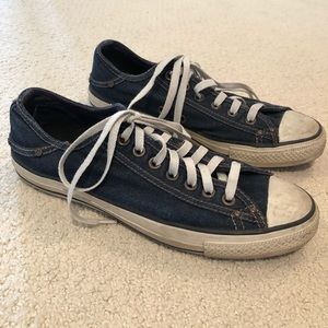 Dark Wash Denim Converse
